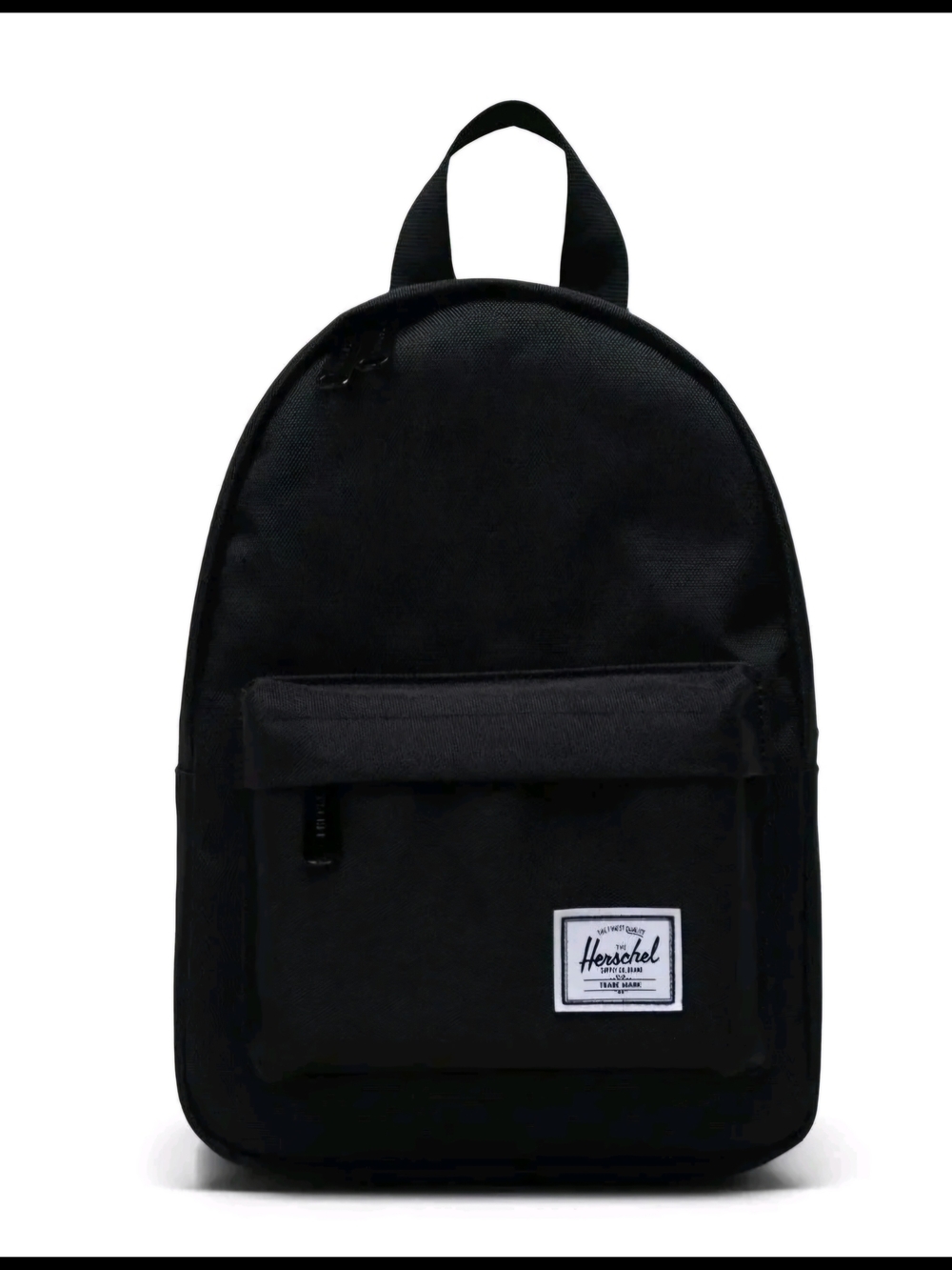 Herschel Supply Co Black Outside Striped Red Inside Unisex Zippered Backpack